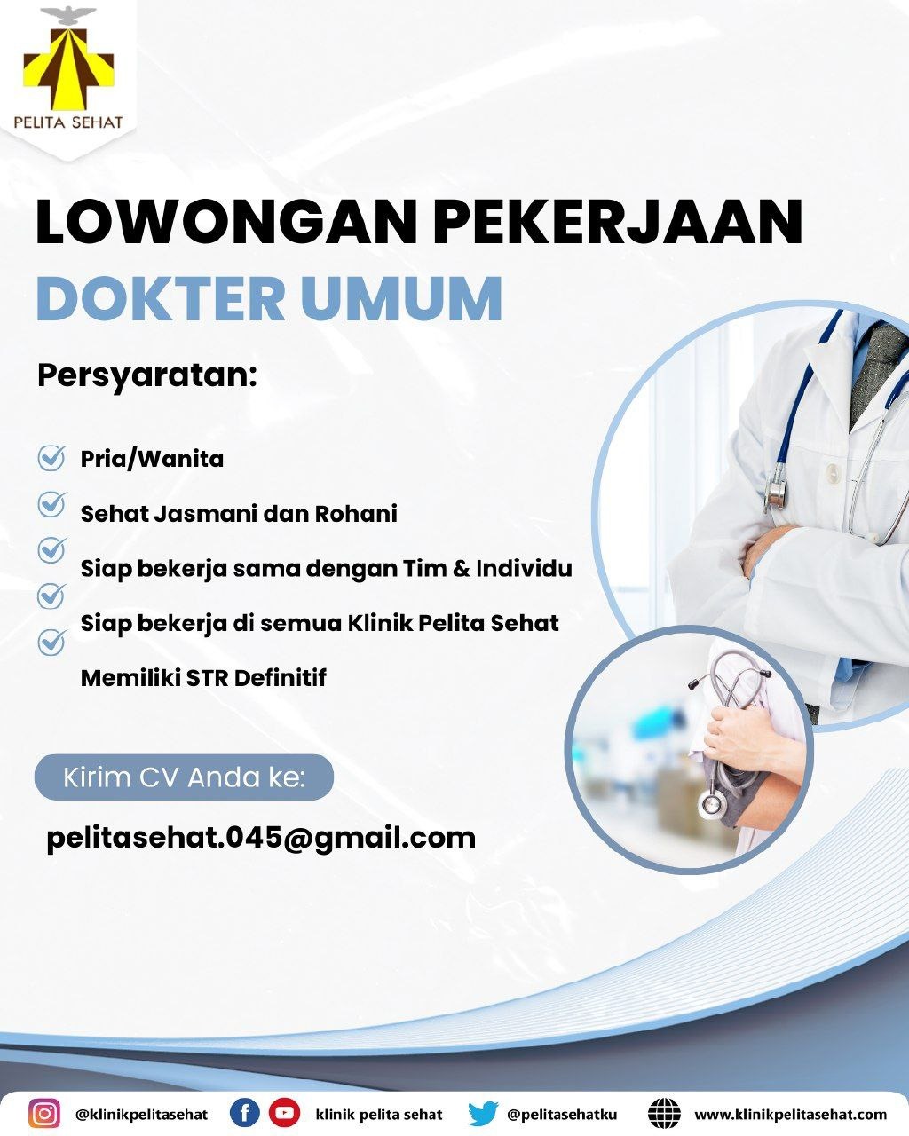 Lowongan kerja dokter umum